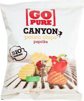 chips paprika canyon ribbel - 125 gram