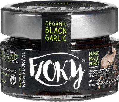 zwarte knoflook puree - floky - 100 gram