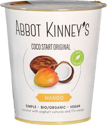 kokosyoghurt  mango - abbot kinney's - 400 ml