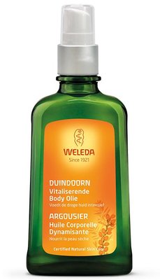duindoorn vitaliserende body olie - weleda - 100 ml