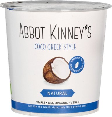 kokosyoghurt  greek style - abbot kinney's - 350 gram