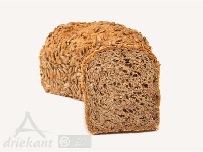 volkoren tarwegierst brood met zonnebloempit, lijnzaad en sesamzaad - 450 gram