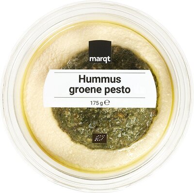 hummus groene pesto - marqt - 175 gram