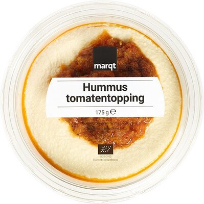 hummus tomatentopping - marqt - 175 gram
