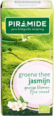 piramide - groene thee jasmijn - 20 builtjes (koopjeshoek - tht)