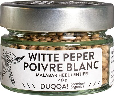 witte peper - heel - 40 gram