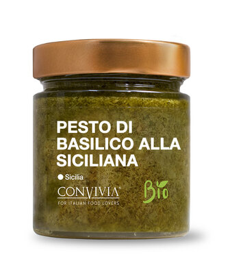 pesto di basilico alla siciliana - 190 gram