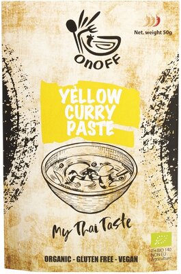 thaise gele/yellow curry paste - onoff - 50 gram