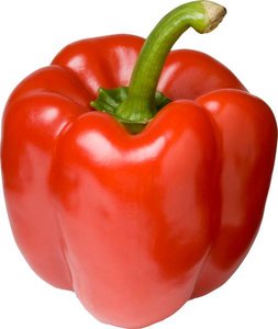 biologische rood - organic red bell pepper - stuk | Biowinkel4you.nl - Biowinkel4you.nl - Online Biologische